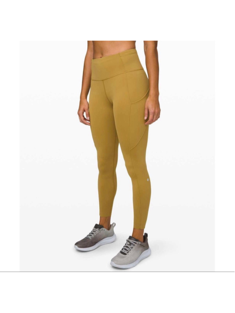 Women's Lululemon Fast and Free Tights Grape Leaf Color Leggings 25” Size 6